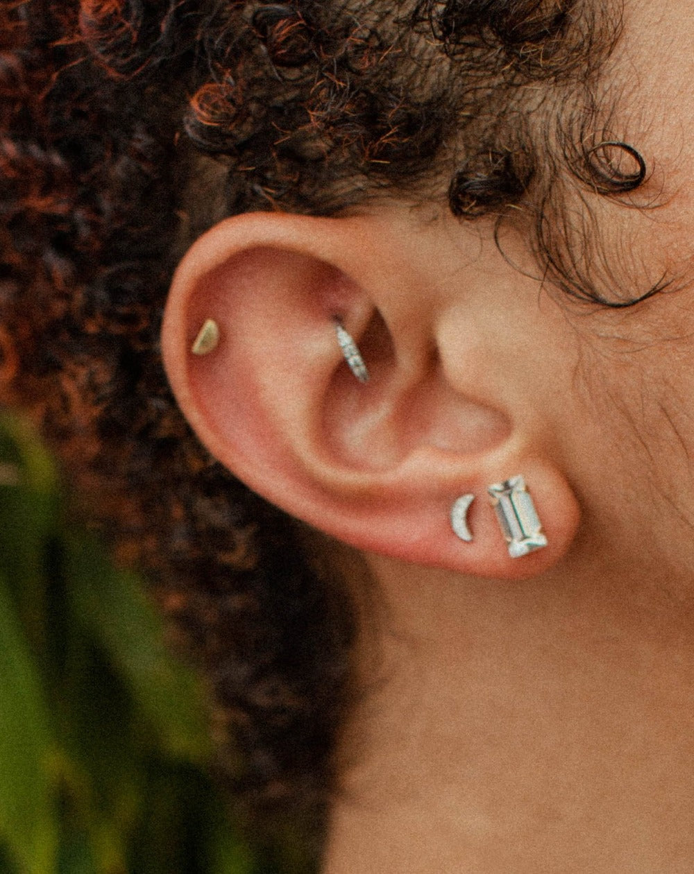 Half Moon Studs