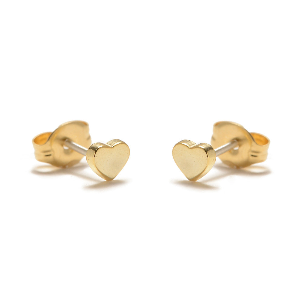 Baby Heart Studs