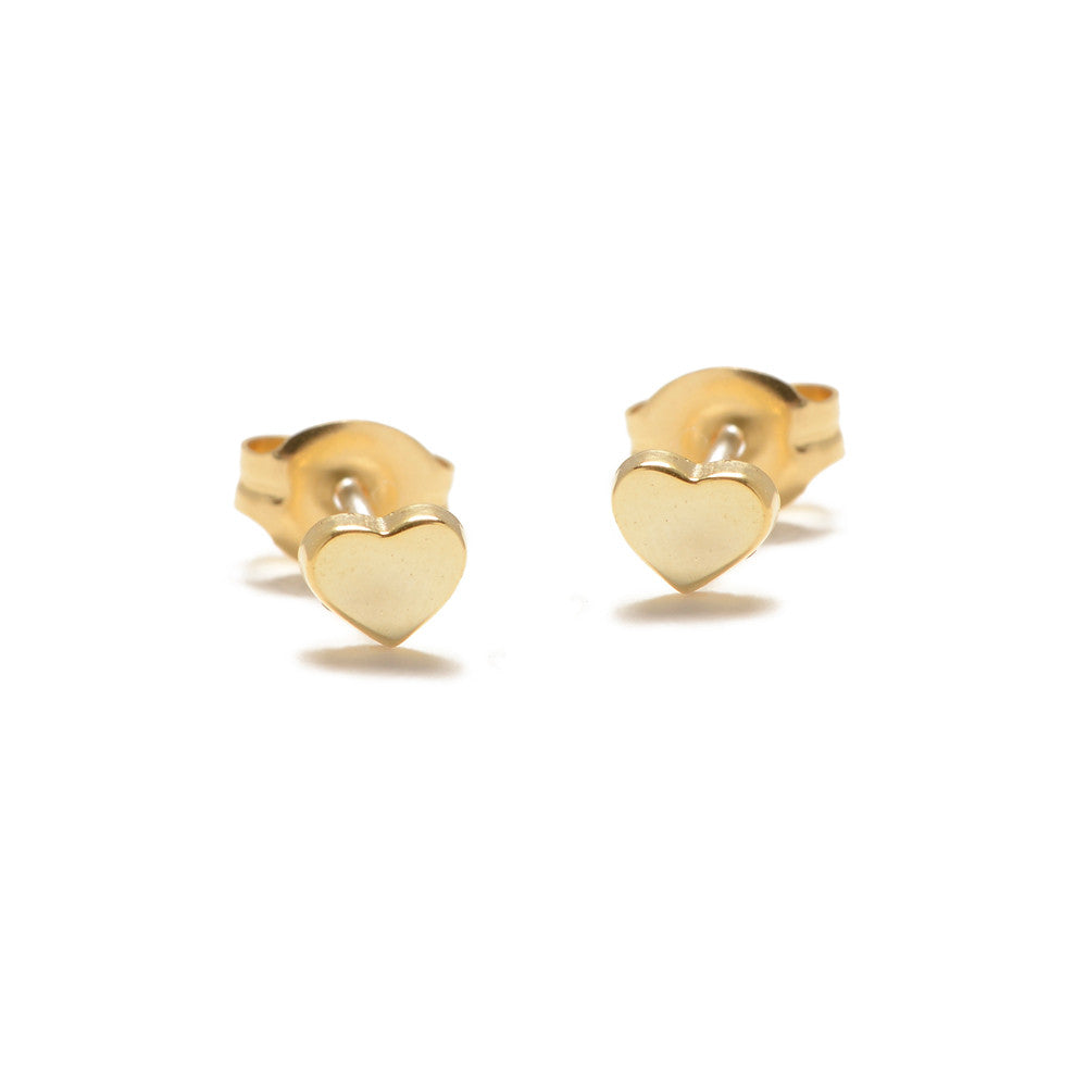 Baby Heart Studs