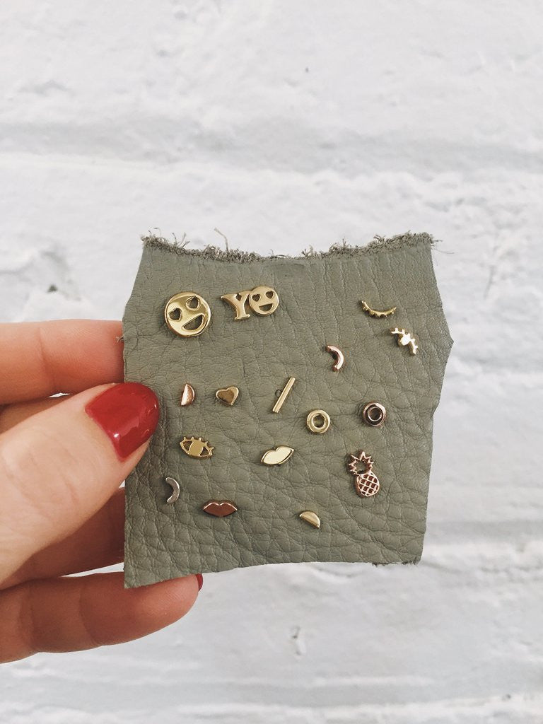 Half Moon Studs