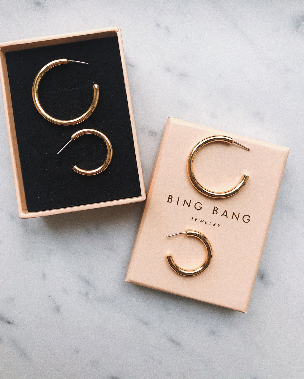 Midi Drew Hoops