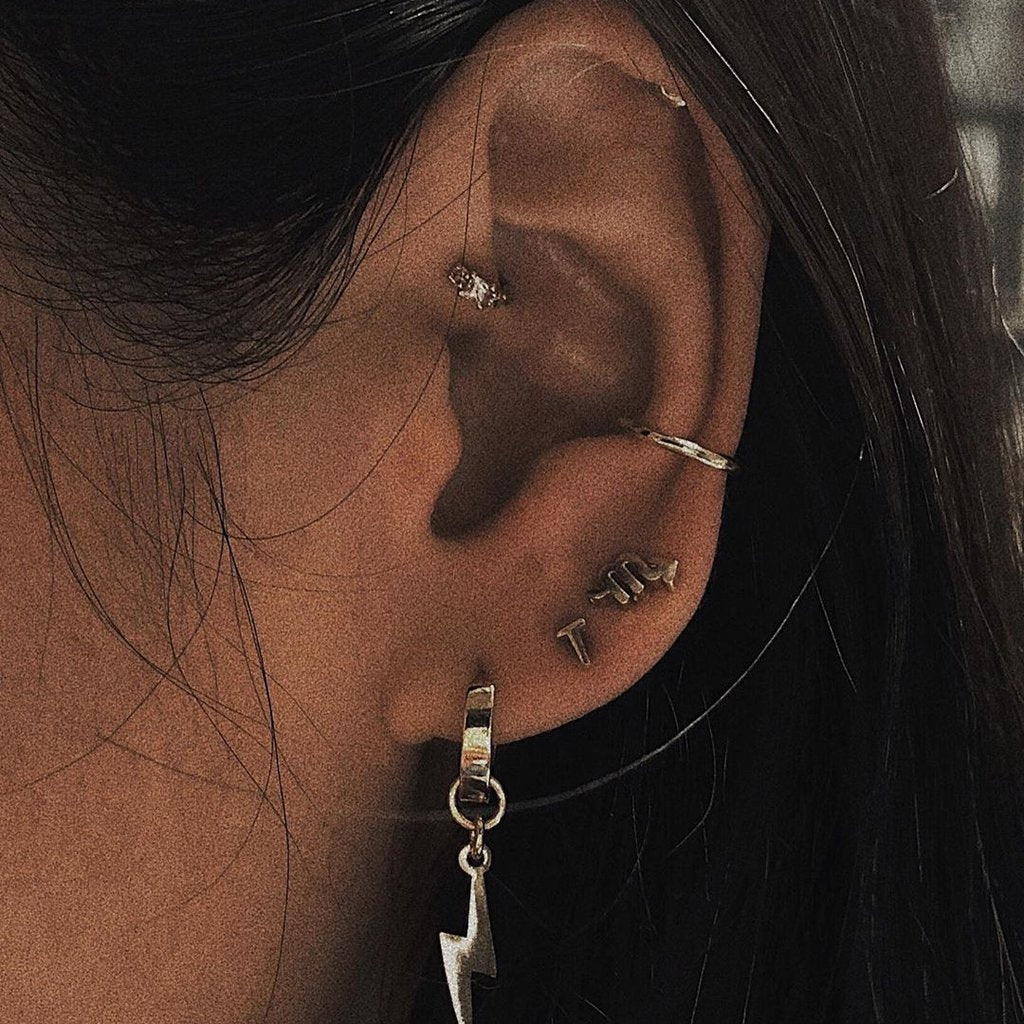 Tiny Initial Studs
