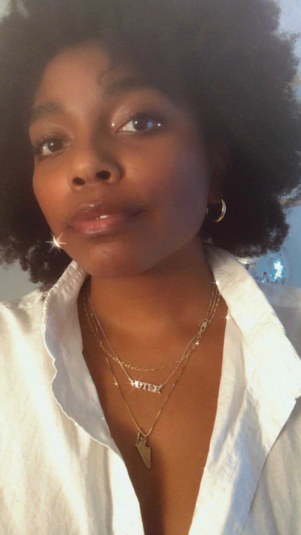 Midi Drew Hoops