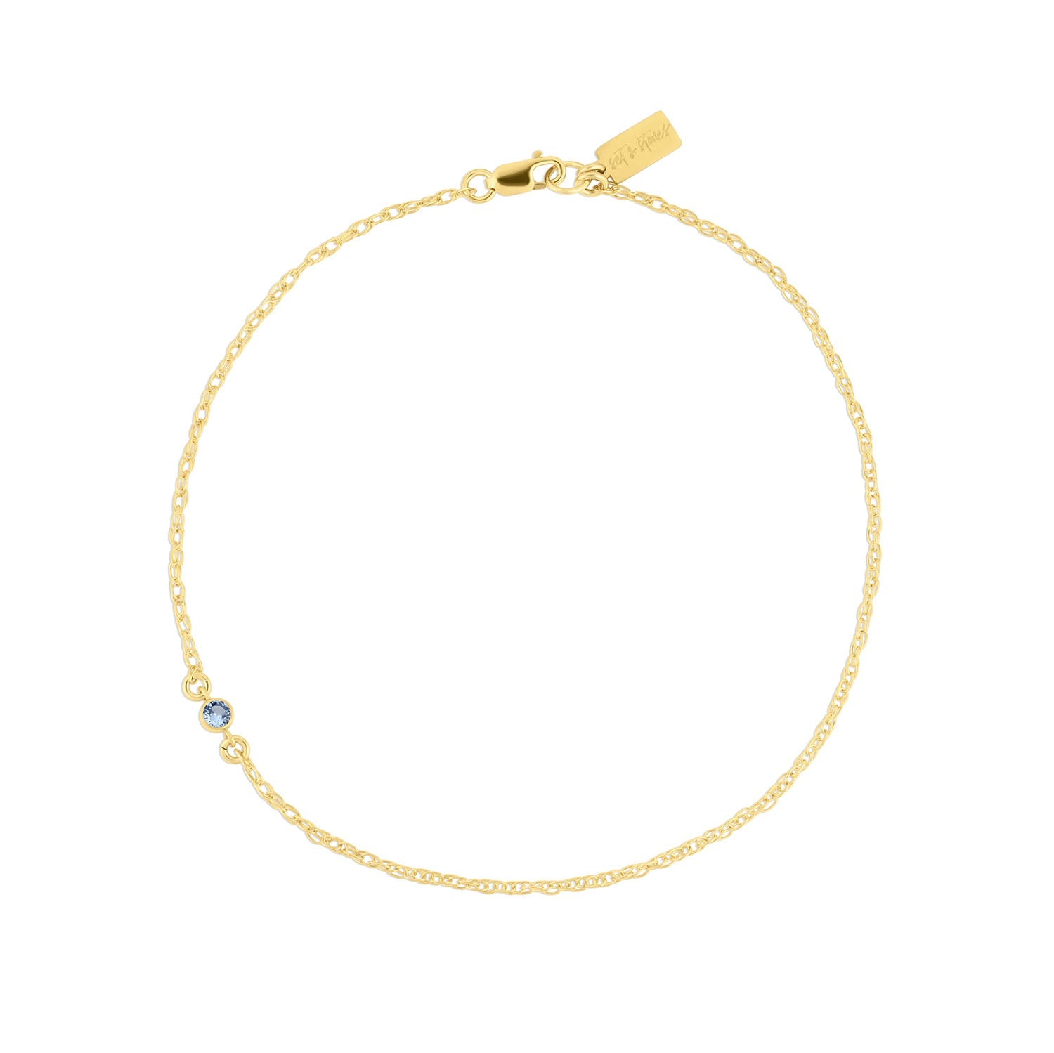 Something Blue Anklet