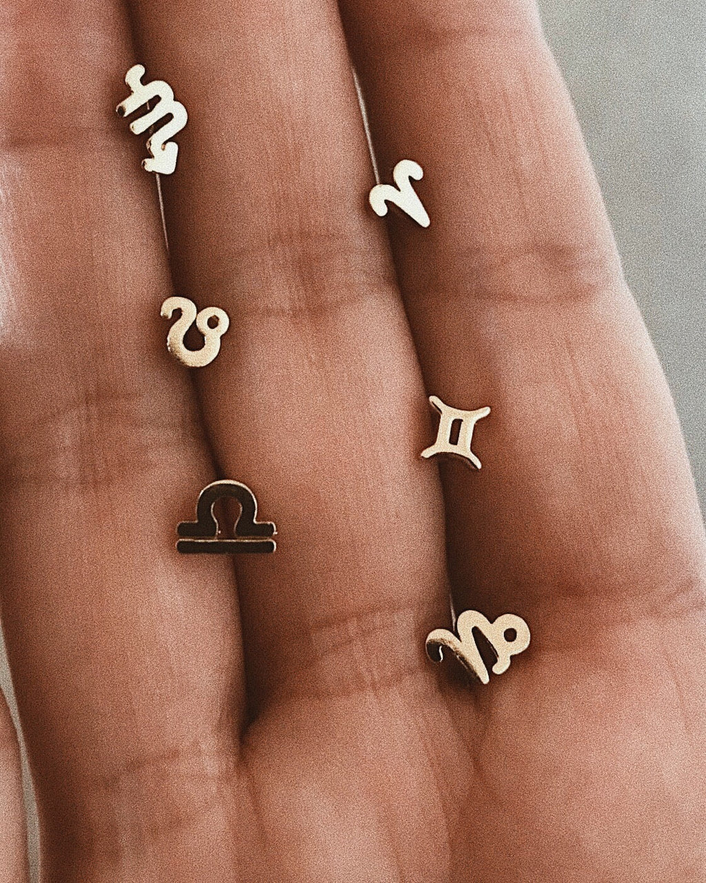 Tiny Zodiac Studs