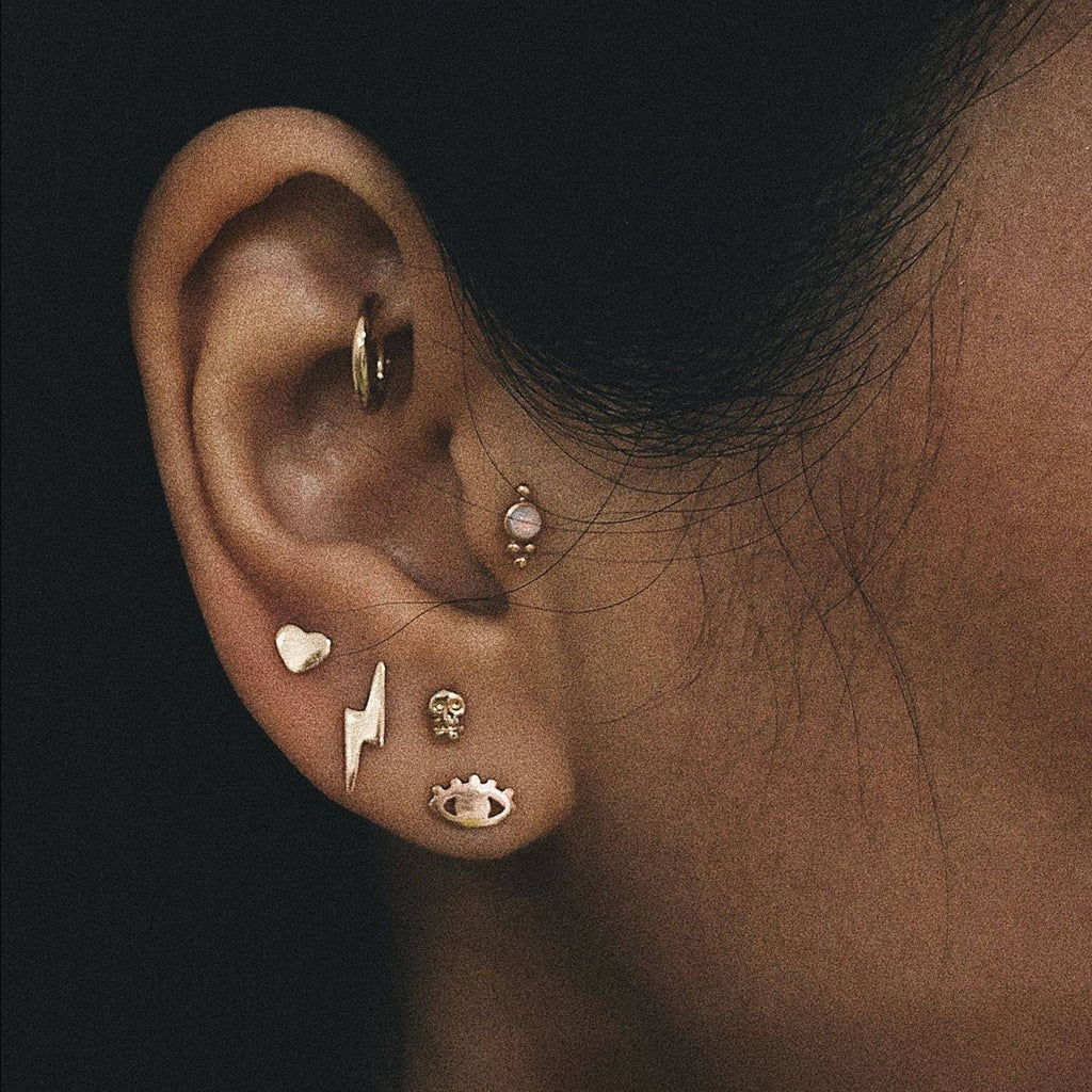 Baby Heart Studs